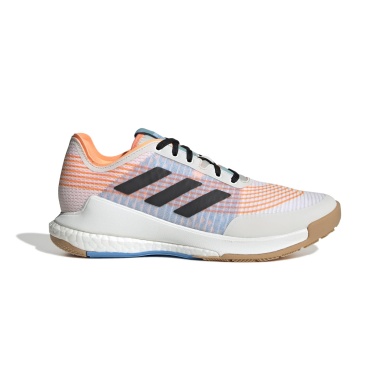 adidas Hallen-Indoorschuhe CrazyFlight weiss/orange Damen